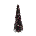 45SHN CONE xmas tree, red green&gold H50