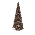 45SHN WOOD xmas tree, champagne H60