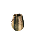 46LJN REED latern with handle green H25