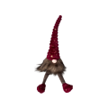 63DLN TEXTILE gnome sitting red H58
