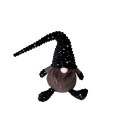63DLN TEXTILE gnome sitting black L H58