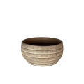 PSVE2 LIGHT GOLD bowl D24 H12