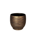 PSVE2 DARK GOLD pot D24 H22