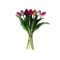 65ZLN SILK FLOWERS 7headedtulip pi/orang