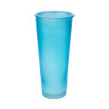 *%*77ZPA GLAS GEKLEURD, vaas hoog conisc