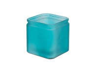 %64LVL GLAS pot vierkant blauw