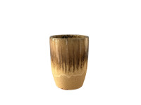 36MJE CERAMIC pot (4) black cream D20