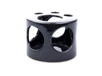 %*68CFB CERAMIC HOLES pot low green D13.