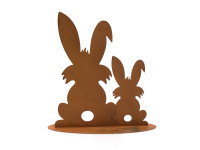 %20THU RUSTY EASTER rabbits brown H33