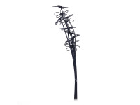 %30LFU WOODEN DECO flower on stick black