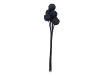 %30LFU WOODEN DECO ball on stick black