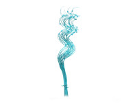 %30LFU WOODEN DECO curl branch beads blu
