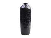 %PMTR1 SHINNY (2) vase dark grey H45 D16