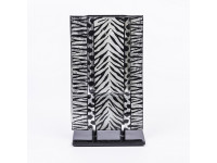 *%37CZR GLASS ART tiger rectangle H23B11