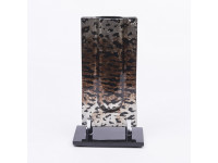 *%37CZR GLASS ART leopard rectangle H29B