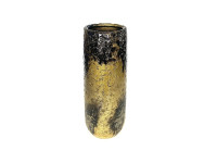 PMTA5 ANTIQUE GOLD/BLACK Vase H40 D13