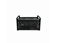 85SQK ZINC basket black 2 glasses L22
