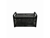 85SQK ZINC basket black 2 glasses L26