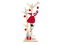 83XDL WOOD x-mas tree decorating H58