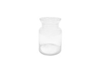 84AGL GLASS vase with neck H25,5 D19