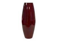 88SBL BAMBOO vase(4) red D24 H60