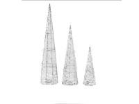 83HCK ROPE lights cone white set/3