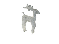 83HCK ROPE lights reindeer white 48cm