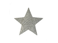 83HCK ROPE lights star white 40cm
