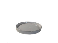 86CYK CERAMIC plate round grey