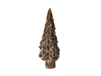 91TXK WOOD x-mas tree dark brown H68