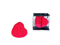 39NNE ROSE heart with pvc box red H23