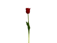 38HRN SILK FLOWER single tulip red H46