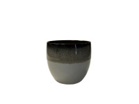 40LCN CERAMIC pot round grey L