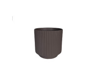25LCE CERAMIC pot stripes brown M