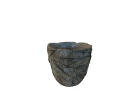 31SFE CEMENT pot leaves pattern white L