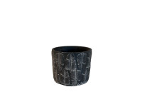 32CHE CEMENT pot feathers H11.5