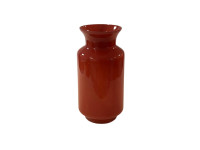 30BME GLASS vase aubergine neck H35,5
