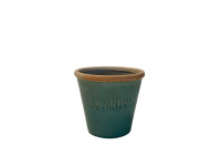 37SDE CERAMIC pot botanique blue H12