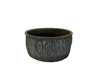 37SDE CEMENT bowl feather silver H12