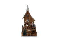 41HCE WOOD church+house brown H38 LED