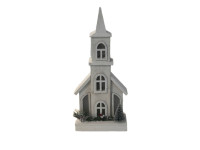 41HCE WOOD church white 3windows H50 LED