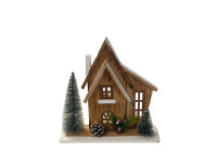 41HCE WOOD houses brown trees H31 LED