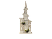 41HCE WOOD church white 7 windows H58+LD