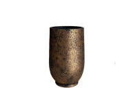 PSVE1 BLACK/GOLD vase D19 H30