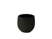 PMTE1 RUSTIQUE GREEN flowerpot D20 H18
