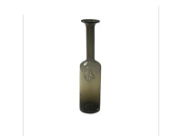 62DPE GLASS bottle shape brown H42.5