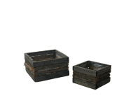 31AHN WOOD square stripehorizonset/2dark