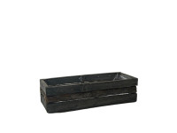 31AHN WOOD tray rectangual L40 dark