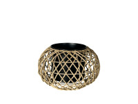 36LDN REED& ZINC pot small black H16
