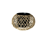 36LDN REED& ZINC pot small black H18